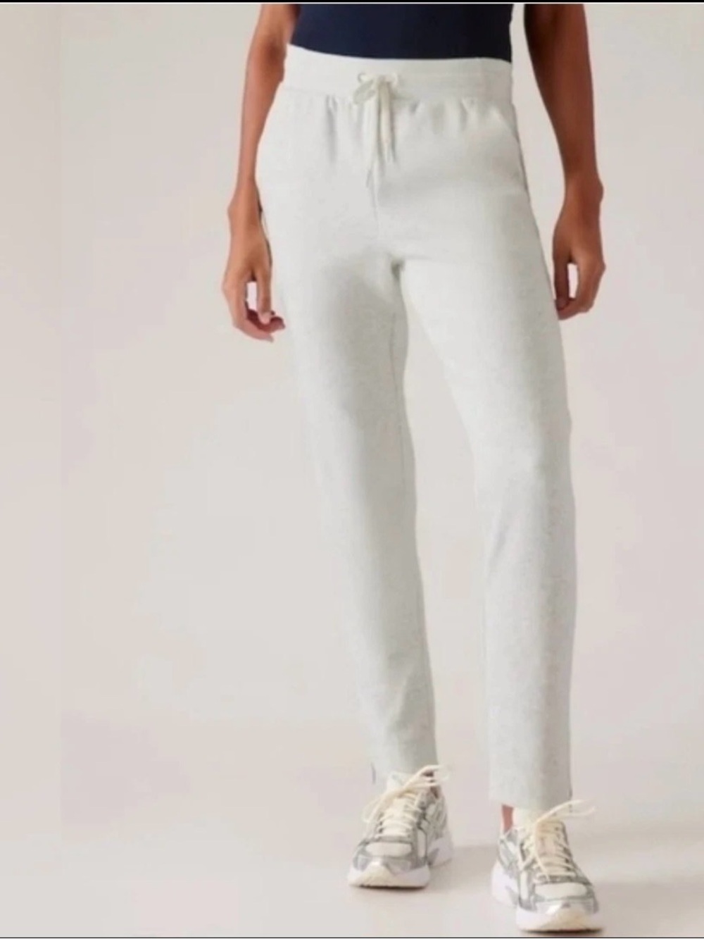 Athleta Cozy Karma High Rise Zip Pant oatmeal size 1X